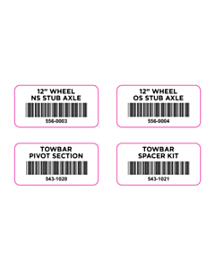 40x20mm Barcode Labels - 4 Sorts