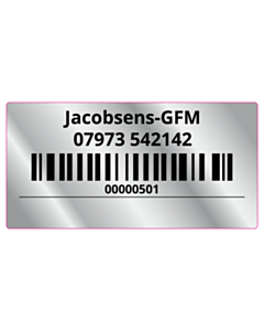200x100mm Code 128 Barcode Labels