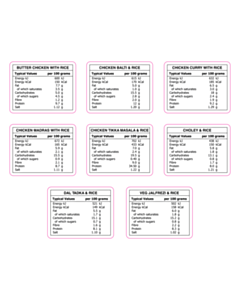 45x35mm Labels - 8 Sorts