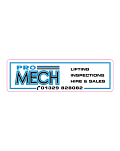 Pro Mech Lifting, Inspections, Hire & Sales Labels 