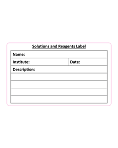 NBI Solutions & Reagents Labels