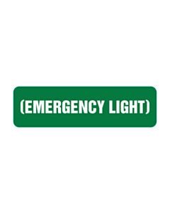 Emergency Lights Labels