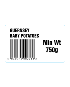 Guernsey Baby Potatoes Barcode Labels