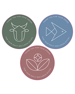 Ancient and Brave Compostable Labels - 3 Sorts 