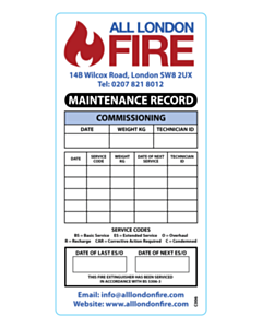 All London Fire Extinguisher Labels