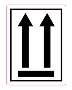 This Way Up Arrows Momart