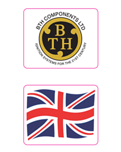 40x50 Labels 2 Sorts Union Jack / BTH 