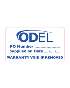 70x40mm Odel Destructible Vinyl Labels 
