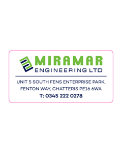 76x38mm Miramar Engineering Address Labels 