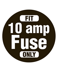 10A Fuse Labels 