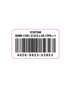 SDMS-1720 Barcode Label
