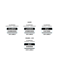 40x20mm WOS Group Asset Labels
