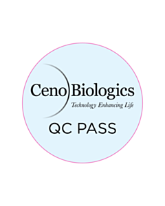 35mm Diameter Ceno Biologics QC Pass Label 