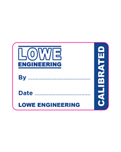 50x35mm Lowe Engingeering Calibrated Labels 