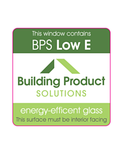 50x50mm Building Product Solutions - BPS Low E Label 