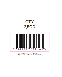 40x20mm Opaque Barcode Label