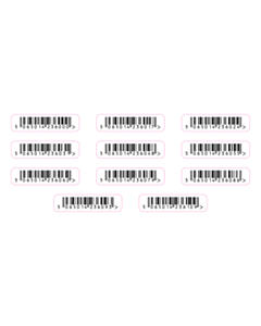 40x10mm Natalie Grace Cosmetics Barcode Labels