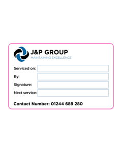 80x50mm JP Group Service Label