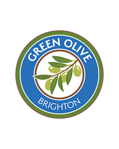 37mm Diameter Green Olive Labels 