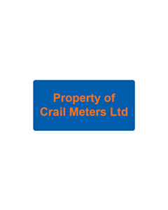 20x10mm Property of Crail Meters Labels
