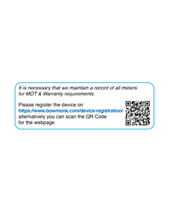 60x30mm Warranty Label