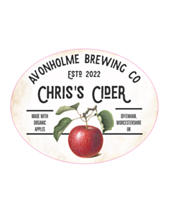 70x90mm Chris's Cider Labels