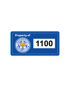 30x15mm Leicester City Asset Labels 