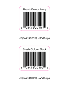 25x20mm Castle Forbes Barcode Labels - 2 Sorts 
