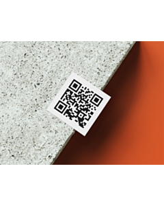 QR Code Labels Vinyl 50x50mm