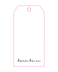 70x35mm Dona De Si Tags