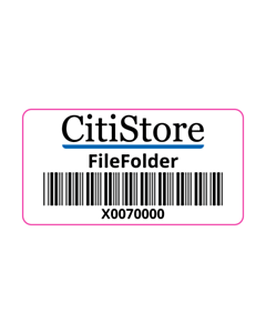 63x33mm Citi Store Logo Barcode Labels