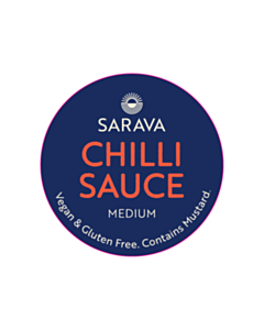45mm Diameter Savara Chilli Sauce Labels