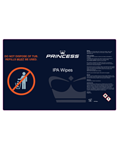 Princess IPA Wipes Labels
