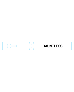 180x20mm Dauntless Loop Lock Tags