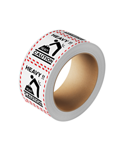 Caution Heavy Labels 75x100mm