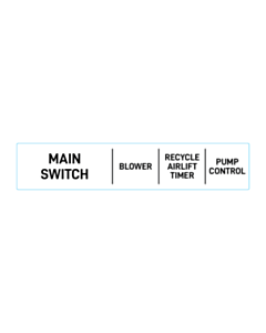 90x18mm Clenviro Main Switch Label
