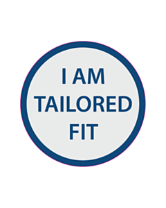 40mm Diameter I Am Tailored Label