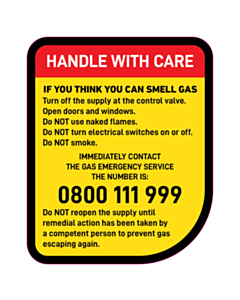 45x55mm Handle With Care Label