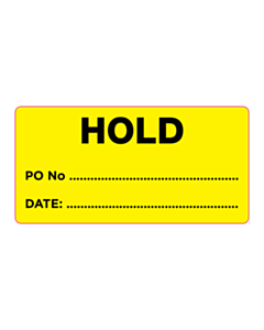 100x50mm Hold Labels