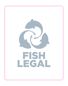100x80mm Fish Legal Window Stickers