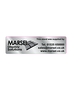 70x20mm Marsel Display Stand Labels