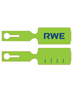 254x61mm Name / Date RWE Tags (2 Sided)