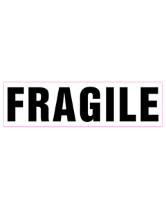 285x80mm Fragile Labels