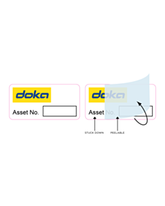 50x25mm Doka Write & Seal Labels