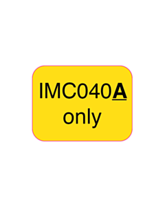 20x15mm IMC040A Only Labels