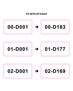 50x25mm Specialised Movers Desk Labels