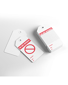 Do Not Operate Tags 134x67mm