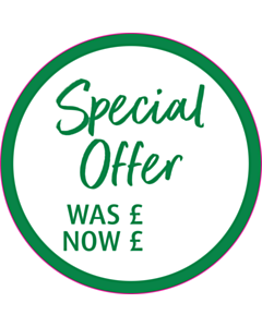 10mm Diameter Special Offer Was / Now Labels 