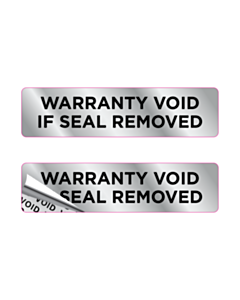 60x15mm Warranty Void if Removed Labels 