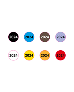 8mm 2024 Date Labels